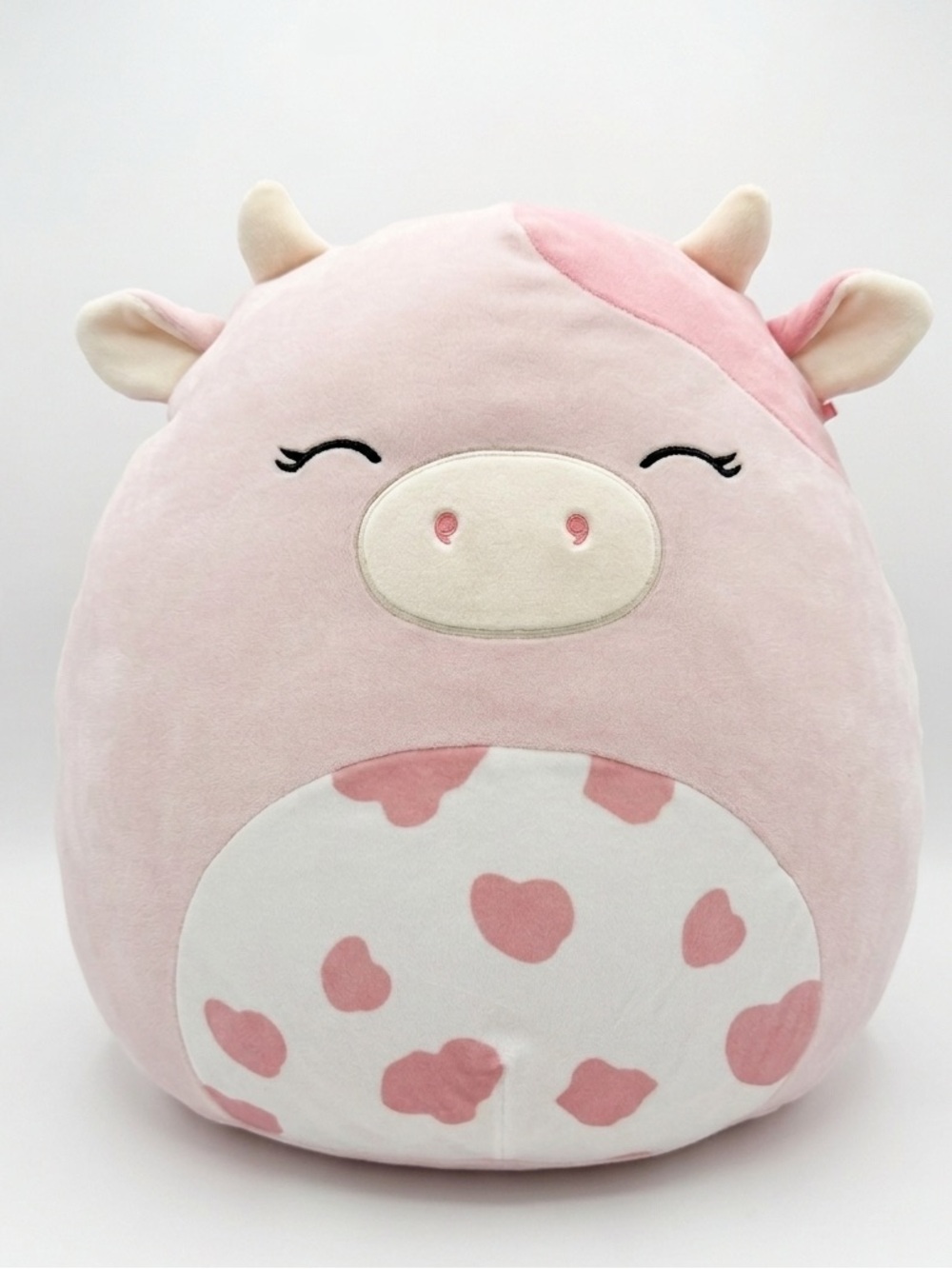 Squishmallows KellyToys Jumbo Plush Pink Cow Stuffed Animal Hearts 16 Inch Big